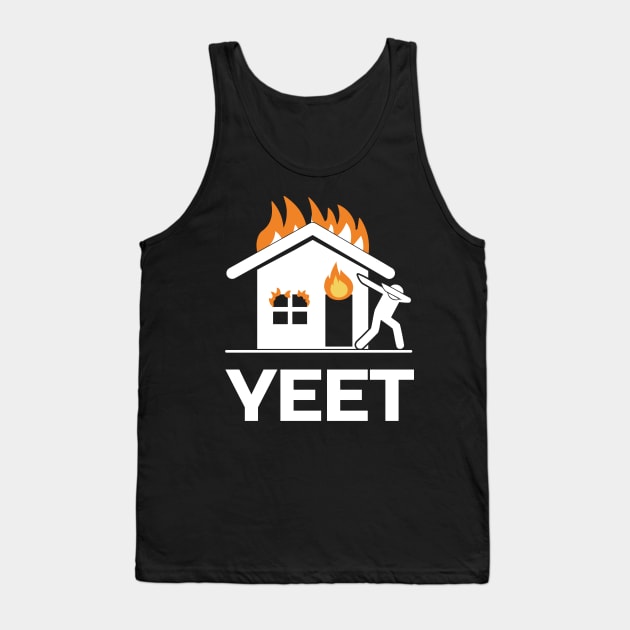 YEET Tshirt Meme Yeeting Dab Shirt Yeet Or Be Yeeted Tank Top by PomegranatePower